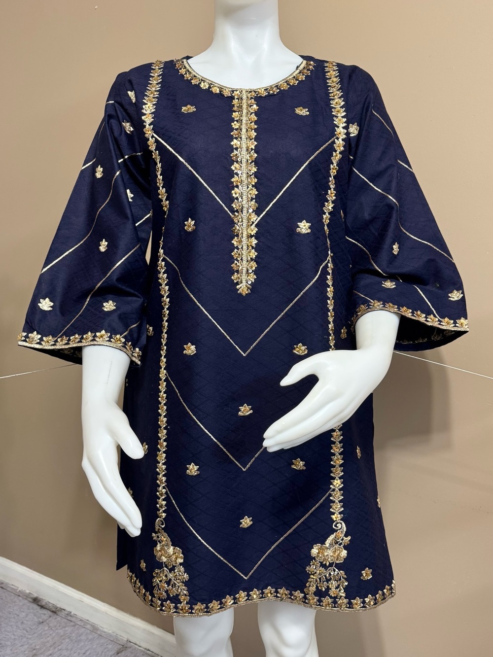 Cotton embroidered kurti/ top/ tunic